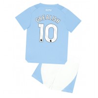 Dres Manchester City Jack Grealish #10 Domaci za djecu 2023-24 Kratak Rukav (+ kratke hlače)